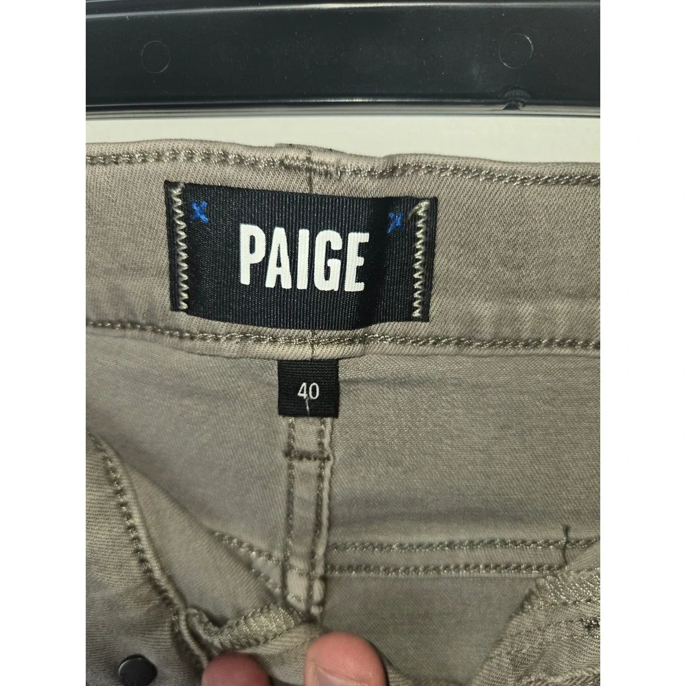 PAIGE FEDERAL Slim Straight‎ Jeans Pants MENS SIZE 40 Vintage Murky Mist